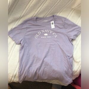 New purple t-shirt old navy